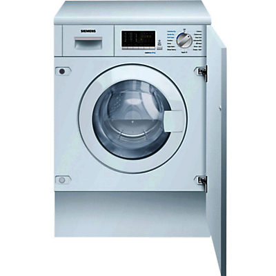 Siemens iQ500 WK14D540GB Integrated Washer Dryer, 7kg Wash/4kg Dry Load, B Energy Rating, 1400rpm Spin